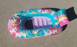 Disney Princess The Little Mermaid Inflatable Boat raft vintage 90s pink RARE - £146.17 GBP