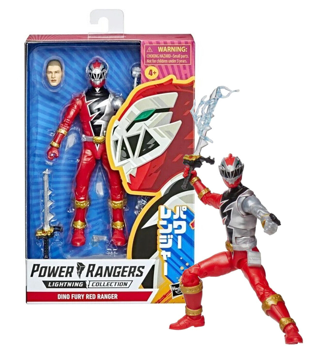 Power Rangers Lightning Collection Dino Fury Red Ranger 6" Figure MIB - $14.88