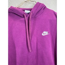 Nike Sportswear Club Fleece Hoodie Mens Mauve BV2654-610 Bold Berry Size M - $39.95