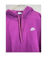 Nike Sportswear Club Fleece Hoodie Mens Mauve BV2654-610 Bold Berry Size M - $56.00 CAD
