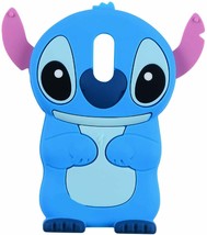 Blue Stitch Case for LG Stylo 4,Q Stylus, 4 Plus,4,3D Cartoon Animal Character U - £26.55 GBP