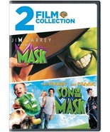 DVD Movie The Mask 1994 Son Of The Mask 2005 Warner Bros Jim Carrey VG - £5.10 GBP