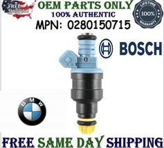 Bosch 1PC OEM Fuel injector for 1987-1997 BMW 325i/525i/750iL/850ci/850csi/850i - £44.32 GBP