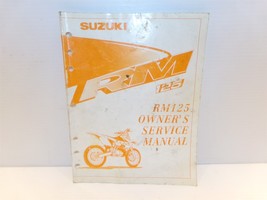 Suzuki RM125 Owner&#39;s Service Manual 1998 Copyright - £53.21 GBP