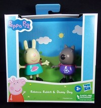 Peppa pig Rebecca Rabbit &amp; Danny Dog 2 figure pack New - £6.25 GBP