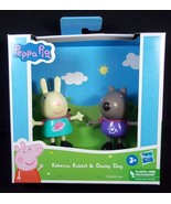 Peppa pig Rebecca Rabbit &amp; Danny Dog 2 figure pack New - £6.35 GBP
