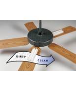 CEILING FAN bLADE AIR CLEANER 2 FILTERS filter remove Dust Mold Pollen B... - $412.55 MXN