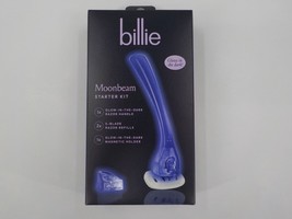 billie Moonbeam Starter Kit Womens Razor 2 Refills Magnetic Holder Purpl... - £7.85 GBP