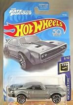2018 Hot Wheels #79 HW Screen Time 8/10 ICE CHARGER The Fate of the Furious Gray - £6.48 GBP