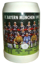 1997/8 Season FC Bayern Munich Soccer Club German Beer Stein - $14.50