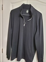 PGA Tour Pro Series Golf Pullover Mens Size XL Blue 1/4 Zip Jacket Windb... - $8.00