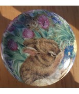 Cabinet Knobs Knob W/Primrose  Bunnies Rabbit Wildlife bunny - $98.25 MXN