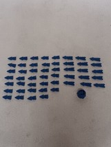 Risk 2008 Blue Army Replacement Parts 50 Pieces Parker Brothers Short 1 ... - $7.69