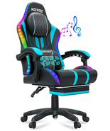 Big and Tall Gaming Chair with Speakers and RGB Lights, Gamer Chair with... - €212,88 EUR