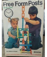 Original Vintage Free Form Posts Play Hour 5531 Pressman New Sealed - $190.96 CAD