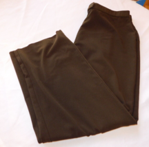 JM Collection Women&#39;s Ladies Size 16 Pants Dark Brown GUC Pre-owned - $34.64