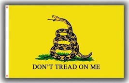 Dont Tread On Me Yellow Memorable flag 3x5ft Outdoor - $18.00
