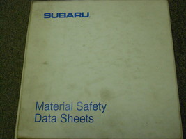 1990 Subaru Material Safety Service Repair Shop Manual Factory Book 90 Binder - £36.01 GBP