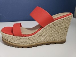 Aldo boutique Red strappy wedge high heel platform sandals Agraerit Size 9 - £16.97 GBP
