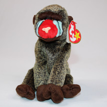 Rare Ty Beanie Babies Babboon Cheeks DOB May 18 1999 With Tags Colorful Beanie  - £7.64 GBP