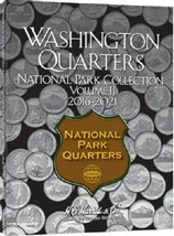 National Park Quarter Coin Folder  Album P&amp;D, Vol. II, 2016-2021 by H.E. Harris - £7.41 GBP