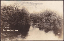 Lake Itasca, Minnesota RPPC 1928 - Headwater of the Mississippi River Postcard - £9.65 GBP