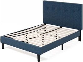 Zinus Omkaram Upholstered Platform Bed Frame / Mattress Foundation / Wood, King - £280.56 GBP
