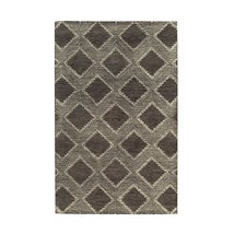 EORC Buy Hand-Tufted Wool Charcoal Contemporary Transitional Spring Rug Online - £257.15 GBP
