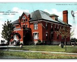 Casa E Ospedale Findlay Ohio Oh 1909 DB Cartolina I18 - $4.04