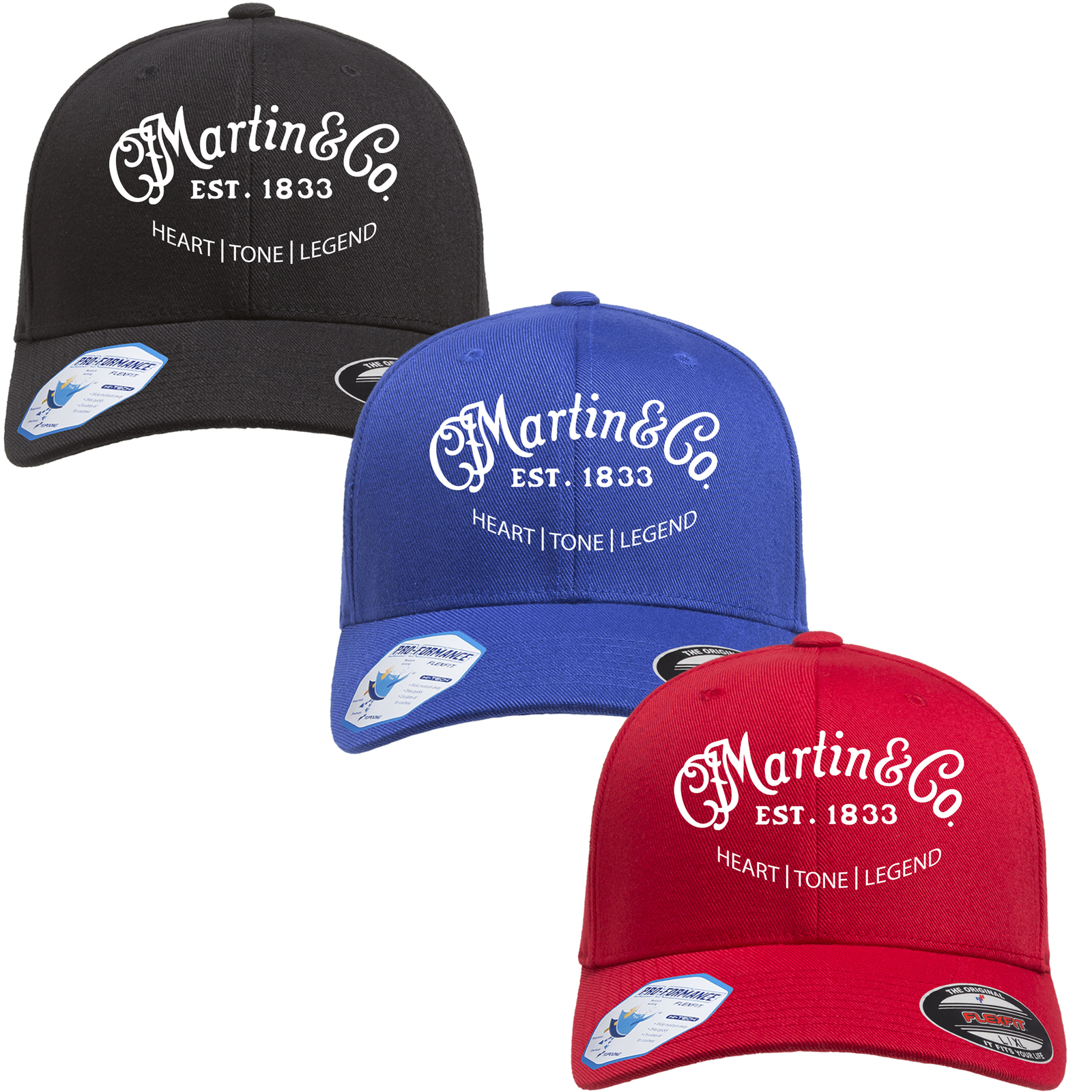 Martin &amp; Co Heart Tone Legend  Adult  Pro-Formance Hat Custom DTF Printed - $18.99+