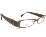 Lafont Eyeglasses Frames ATMOSPHERE 275 Black Pink Floral Rectangular 50... - $121.56