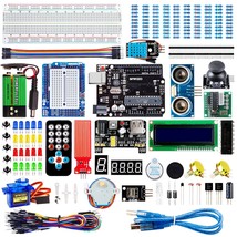 Super Starter Kit Project Kit With Breadboard, Power Supply, Jumper Wires, Resis - £43.09 GBP