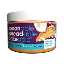 Fruitables Spreadables Creamy Dog Treat Real Coconut and Oatmeal, 1ea/7oz. - £17.36 GBP