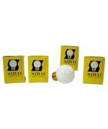 Satco S3843 Decorative Light Bulb 60W, 120V, G16, White 4 Pack New - $38.33 CAD