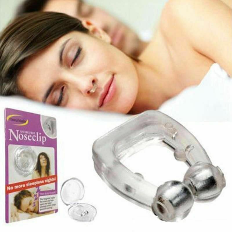 4 Pcs High-Quality Silicone Magnetic Anti Snore Clip Sleeping Aid Nose Clip - $8.37