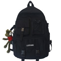 Student Travel Mesh Female Backpack College Women Boy Nylon School Bag Men Girl  - £40.33 GBP