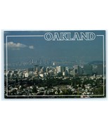 Oakland Skyline Bay Bridge San Francisco City View Aerial Scene CA Postcard - $7.00