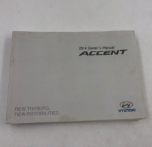 2014 Hyundai Accent Owners Manual Handbook OEM J03B40007 - £25.17 GBP