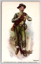 Richmond VA Confederate Museum Wm Sheppard Painting Infantryman Postcard H33 - £4.72 GBP