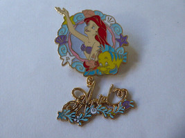 Disney Trading Broches Japon - Petite Sirène Ariel Nom Flounder Pendant - £36.87 GBP