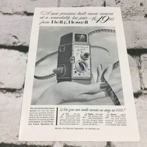 1953 Print Ad Bell & Howell Movie Film Camera Advertising Art - $9.89