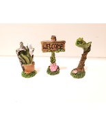 Fairy Figurines, set of 3, Fairy Sign Garden Decor, Fairies Craft, Plast... - £7.98 GBP