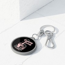 Customizable Keyring for Backpacks and Keys - Durable Acrylic and TPU Cover - $18.54