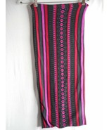 Super warm infinity Scarf Fleece purple burgundy black w/ grey inner - $552.48 MXN