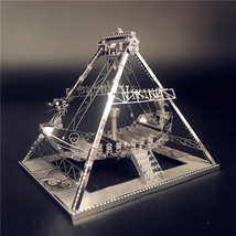 3D Metal Puzzle Kit Viking Ship Assembly Model DIY Laser Cut Model Toy - £17.25 GBP