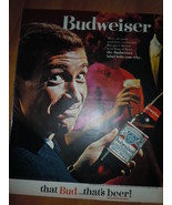 Budweiser the King of Beers Print Magazine Ad 1964 - $12.33 CAD