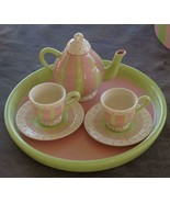 Margaux&#39;s Porcelain Play Tea Set - 2005 - ORIGINAL BOX - ADORABLE SET - ... - $59.39
