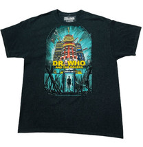 Dr. Who T-Shirt XL Gray Licensed 2014 Dr. Who and the Daleks Police Box - $17.10