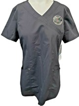 Scrubstar Women&#39;s Fashion Premium Ultimate Mock Wrap Scrub Top size XS/X... - $14.84