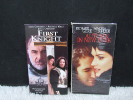 Lot of 2 Richard Gere 1995 First Knight/2000 Autumn in New York VHS Vide... - £5.89 GBP